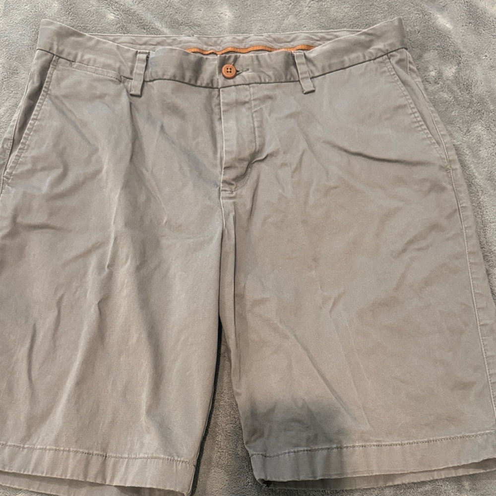 Tommy Bahama Tan Flat Front Shorts